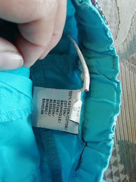 Krásná tyrkysová sukénka nová-cca 98, 98