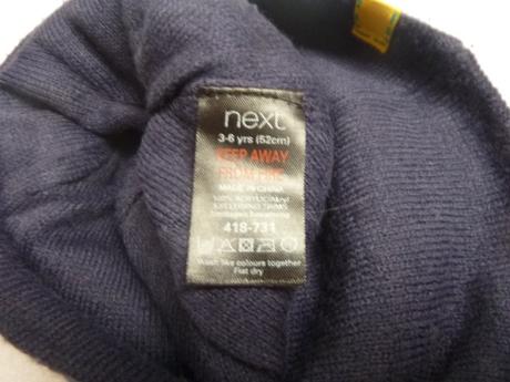 Čepice 2x )next + nike) vel. 2-3 roky, next,92