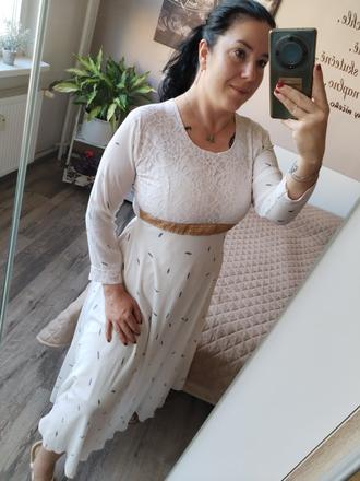 Dlouhé letní šaty s m l, m