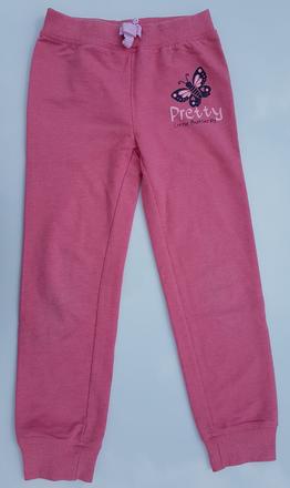 L191	dívčí tepláky butterfly vel. 122-128, kids,122