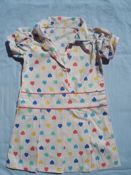 Plátěné šatičky, mothercare,98