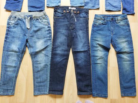 Džíny, rifle, kalhoty, vel. 122, některé nenošené, coccodrillo,122