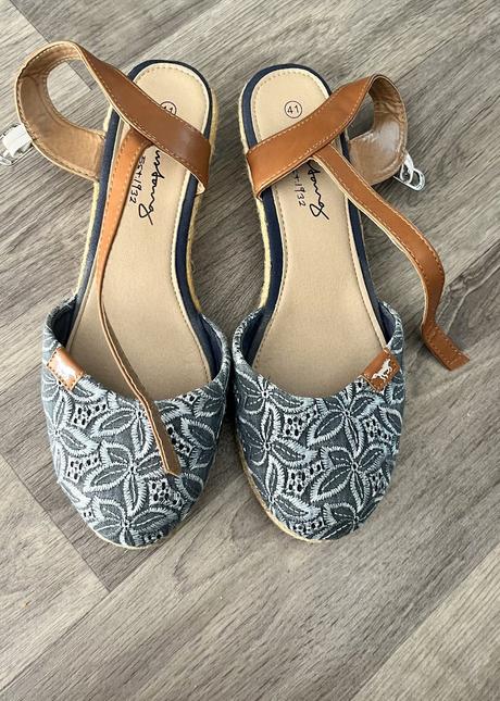Sandále, espadrilky, mustang,41