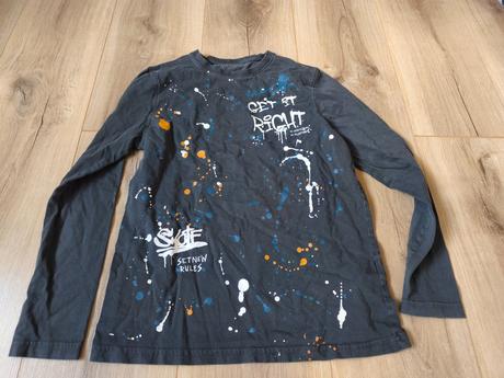 Šedé triko 3, c&a,146