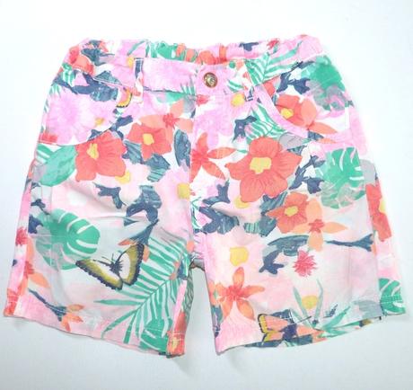 Plátěné bavlněné kraťasy s regulací,, h&m,128