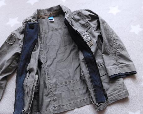 Plátěná army bunda adams vel. 104/110, adams,104