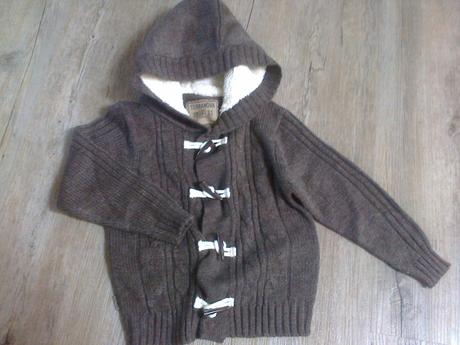 Svetřík pletený s kapucí, terranova,86