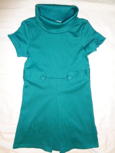 Nádherné teplejší lahvově zelené šaty, palomino,116