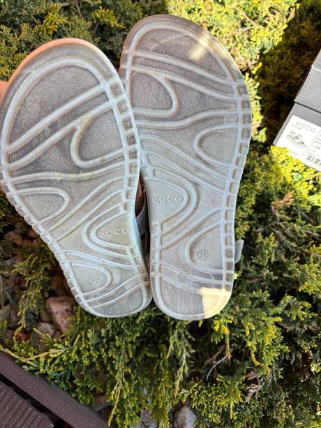 Kožené sandálky ecco 34, ecco,34