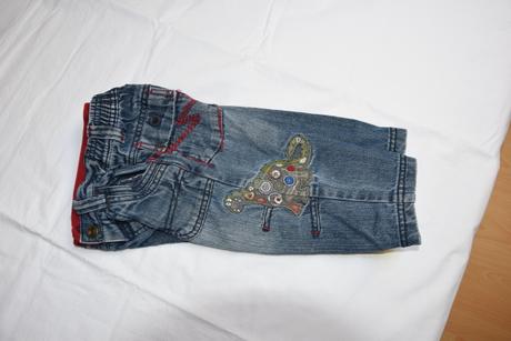 Set/souprava riflí (zn.next) a kabátku (zn.george), next,74