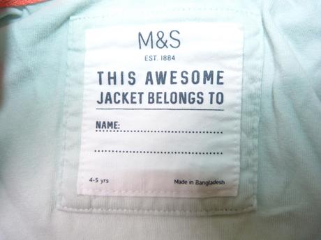 Jaro/ podzim bundička vel.110, marks & spencer,110