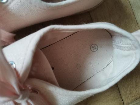 Tenisky látkové kecky vel. 34 nové, h&m,34