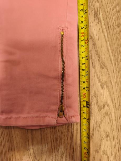 Světle růžové džíny slimky, lindex,170