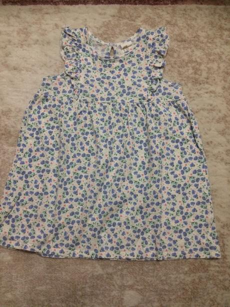 Květované šaty, h&m,92