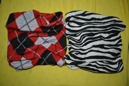 2x jarní/zimní nákrčník, 