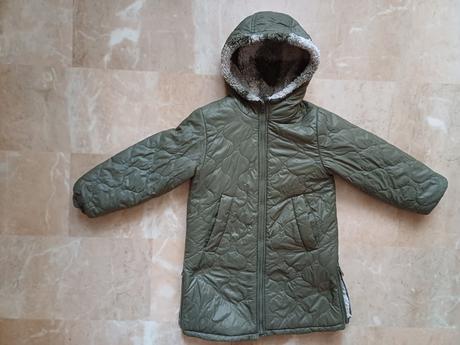 Teplý dívčí kabát, zara,134