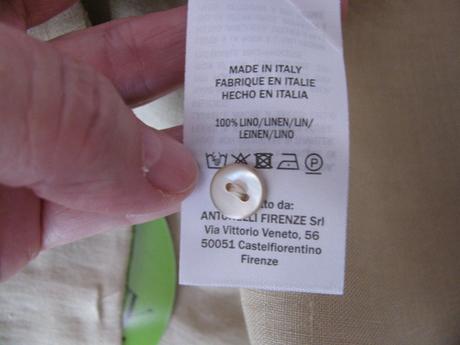 Lněná dámská košile , oversize antonelli, 44