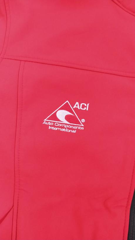 Pánská červená soft. bunda s, s