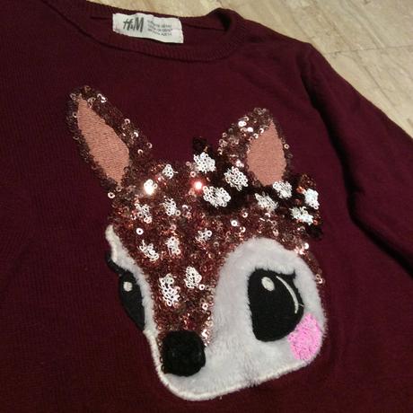 Svetřík s kolouškem 110/116 zn. h&m, h&m,110