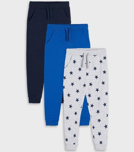 Dětské tepláky 3-pack nebo 2-pack hvězdičkové sady, sinsay,122