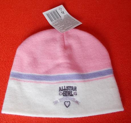 Dívčí růžová čepice, 128