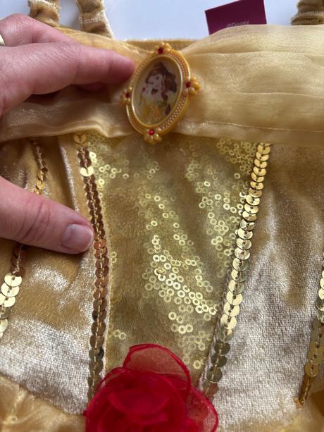 An9/ kostým delux bell kráska disney - v.3 roky, 