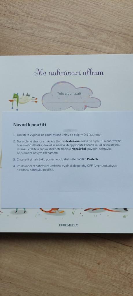 Dětské nahrávací album, 