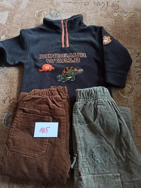 Podšité manžestráky a mikina, 86–98