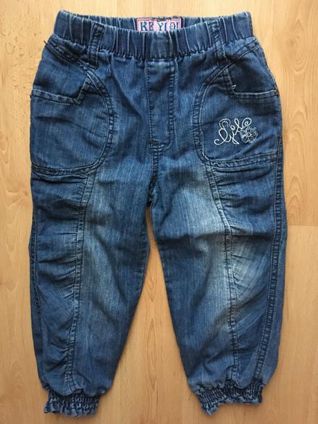 Tenké riflové kalhoty, 98