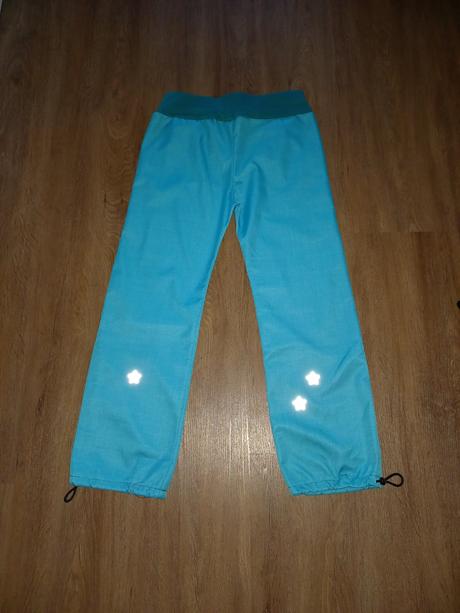 Softshellové kalhoty šité, 146