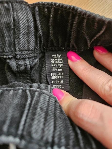 Kraťasy h&m, vel. 140, h&m,140