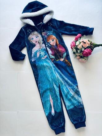 Ob/ overal coral flece huňatý - v.4/5 let, 110