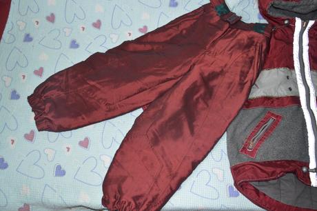 122 128 zimní bunda oteplené kalhoty oteplováky, 122