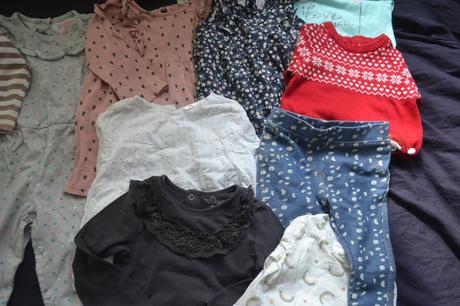 12 x dívčí oblečení,74/80,kalhoty,šaty,legíny.., 68–80