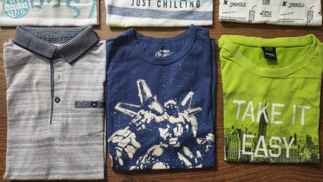 6 x tričko s krátkým rukávem 134-140, 140