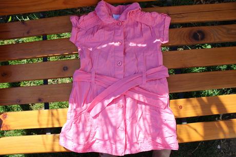 Dívčí šaty - šatičky s páskem květy, next,86