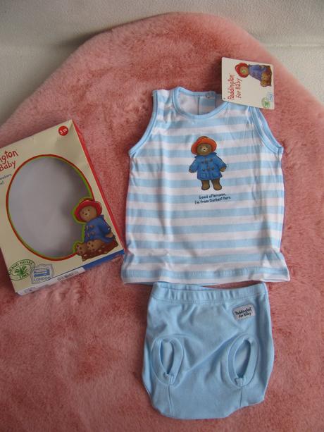 Letní kojenecká souprava-triko+šortky-paddington, 62