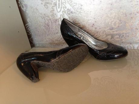 Hnědé lodičky s kulatou špičkou zn.xti vel.36/37, 36