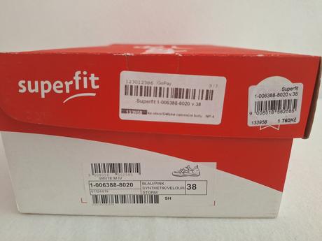 Tenisky superfit, superfit,38