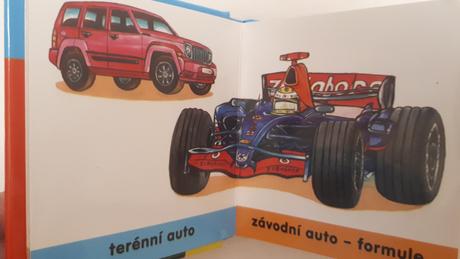 Dětská knížka - doprava,