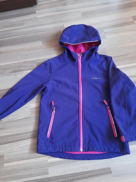 Dívčí softshelová bunda, lewro,122