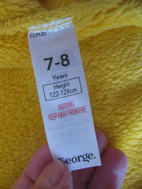 Krásný fleecový overal s kapucí na spaní, george,128