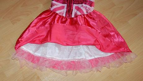 Karnevalové růžové šaty princezna či víla,
