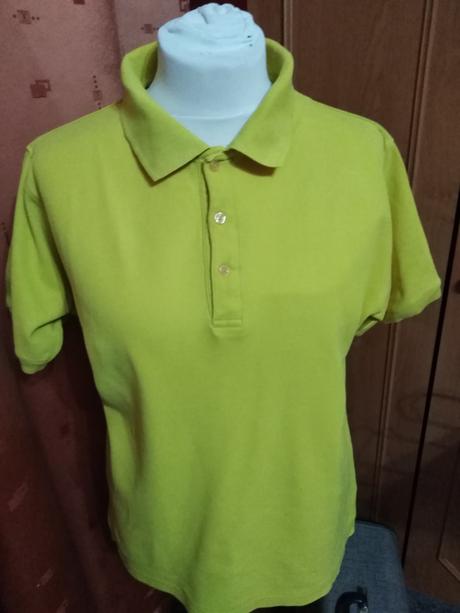 Pánské žluté triko s límečkem, xl