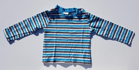 D101 chlapecké triko s dlouhým rukávem pruhy v.86, 86