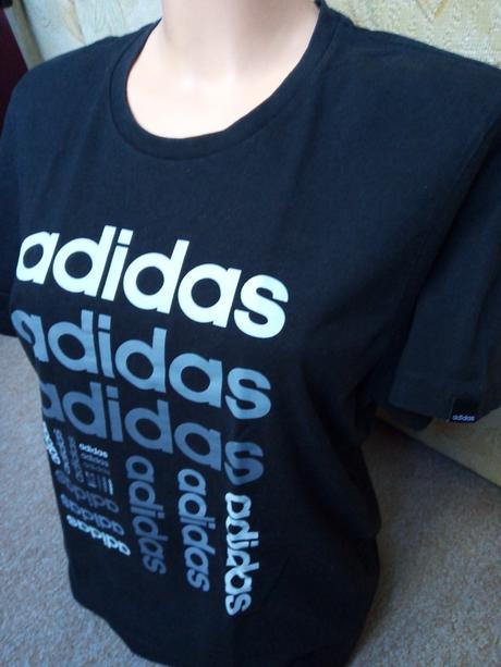 Černé tričko zn."adidas" vel."m", adidas,m