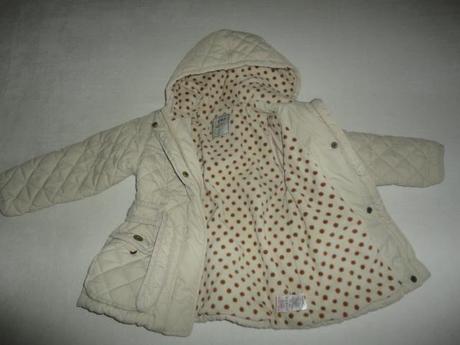 Slabší zimní, přechodová bunda next, vel. 3/4 roky, next,98