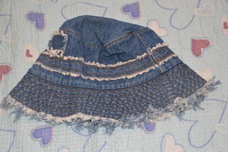 128 134 bavlněný džínový klobouk, 128