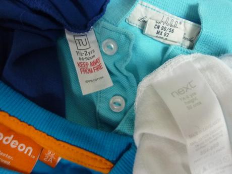 Trička vel. 86/92 4x, 86