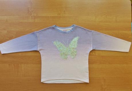 Teplá mikina s flitry zn. takko v. 128 - nová, takko,128